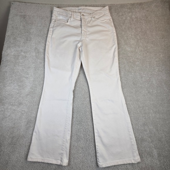 Good American Denim - Good American Good Classic Boot Jeans Cloud White High Rise Size 14/32 GCLB046T